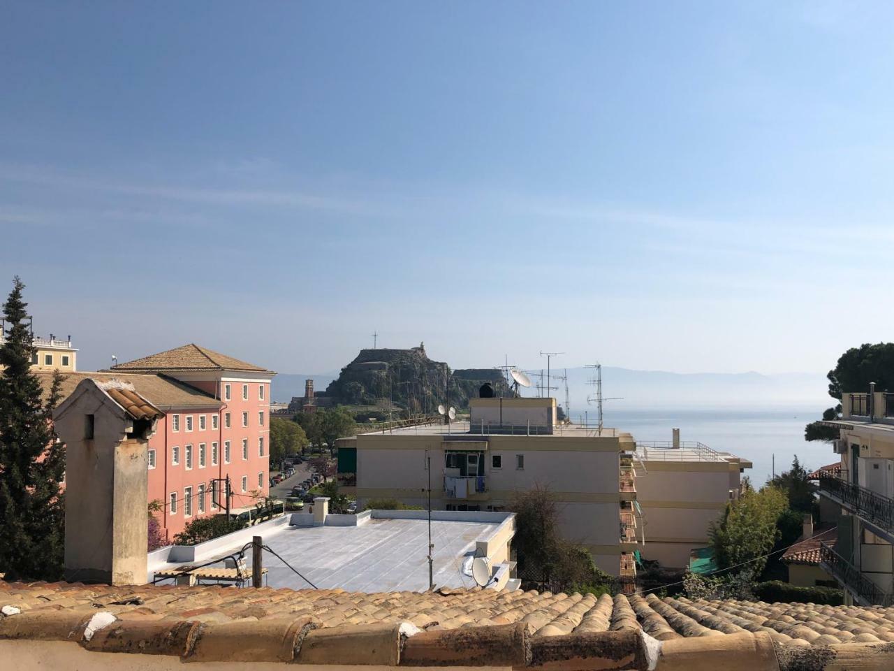 Gregos Rooftop Suite City Center W. Sea View Corfu  외부 사진