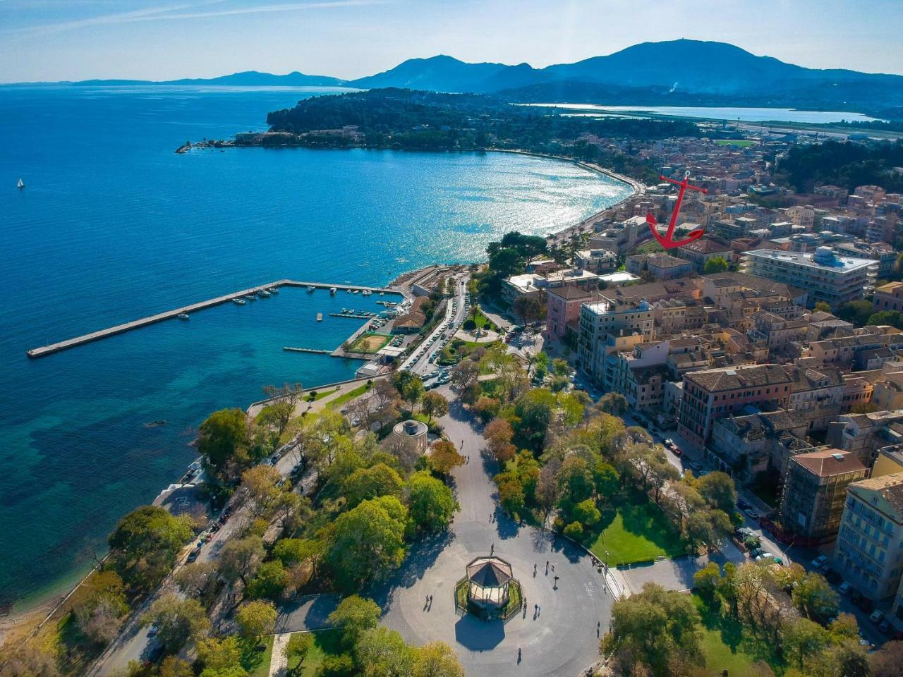 Gregos Rooftop Suite City Center W. Sea View Corfu  외부 사진