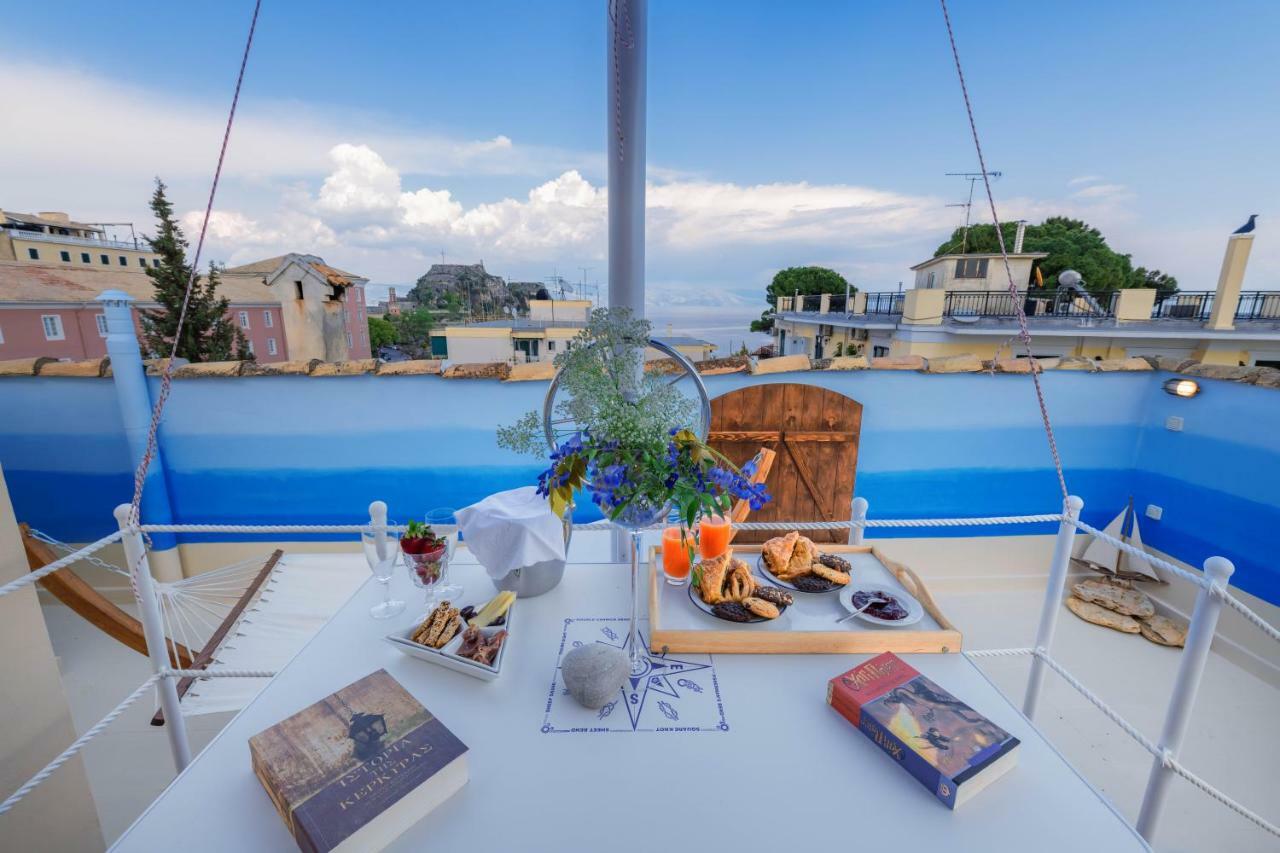 Gregos Rooftop Suite City Center W. Sea View Corfu  외부 사진